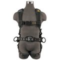 Safewaze Arc Flash Construction Harness: DE 3D, DE QC Chest, TB Legs, M 020-1260
